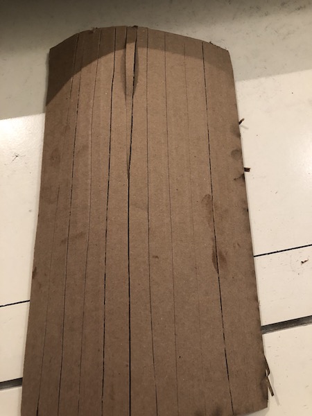 Scored Cardboard