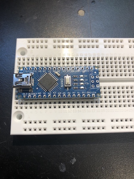Nano Arduino on Circuitboard