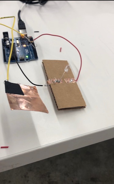 LED Copper Circuit with Capacitor