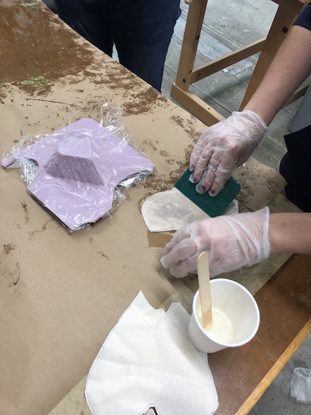 Smearing Epoxy
