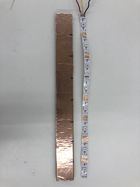 Copper on Cardboard